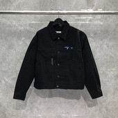 Teksajakk Meeste kulumiskindel retro raske toores teksariidest mantel, mood vabaaja kvaliteetne pestav teksasärk jakk