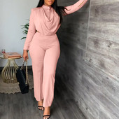 Dámske dvojdielne sety s dlhým rukávom, veľkosť XS, veľkosť S, elegantná kvetinová potlač, široké nohavice, streetwear