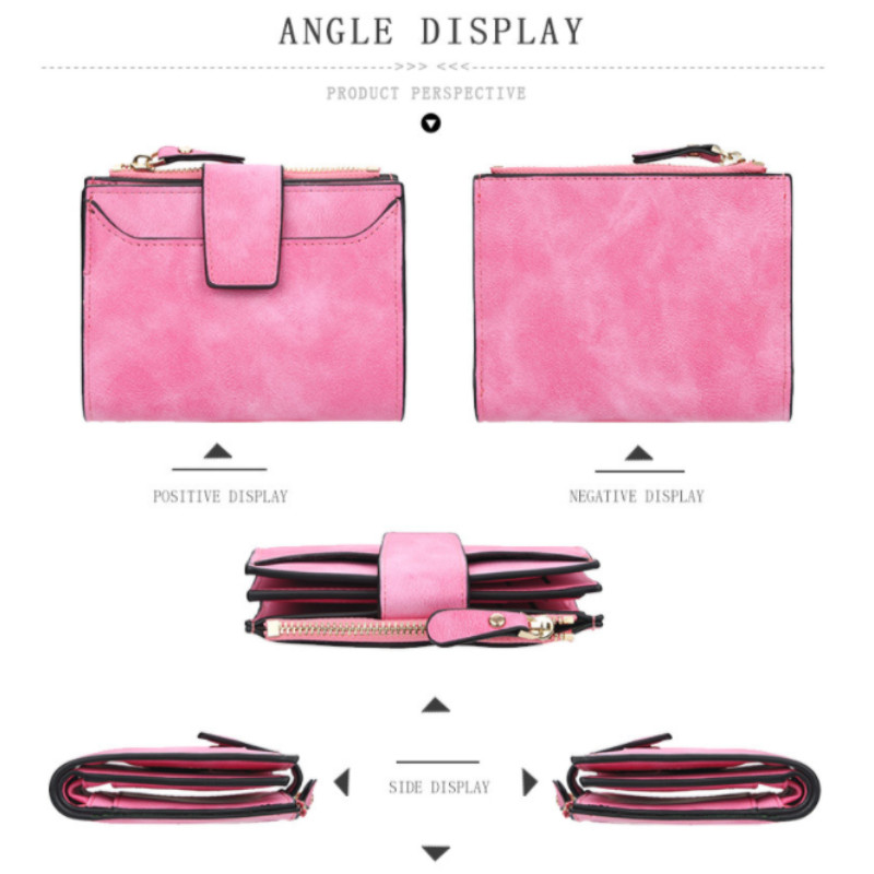 2023 Δερμάτινο γυναικείο πορτοφόλι Hasp Μικρό και λεπτό τσεπάκι με κέρματα Γυναικεία πορτοφόλια Κάτοχοι καρτών Πορτοφόλι πολυτελείας επώνυμων σχεδιαστών Πορτοφόλι