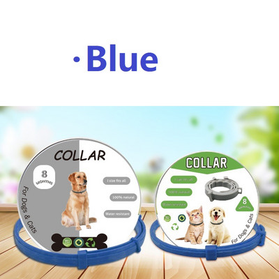 Нов 8-месечен нашийник за кучета против бълхи и кърлежи, противопаразитен нашийник за кучета, аксесоари за домашни любимци, нашийници за котки, продукти за домашни любимци, консумативи за кученца Perro
