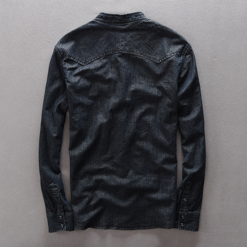 Ανδρικό τζιν μπουφάν Vintage Streetwear Biker Ανδρικά ρούχα Υψηλής ποιότητας καουμπόικο παλτό ανοιξιάτικη μόδα Βρετανικό πολυτελές ανδρικό μπουφάν