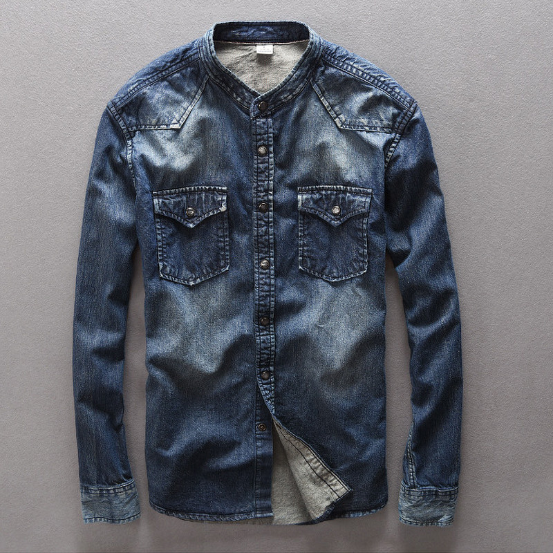 Ανδρικό τζιν μπουφάν Vintage Streetwear Biker Ανδρικά ρούχα Υψηλής ποιότητας καουμπόικο παλτό ανοιξιάτικη μόδα Βρετανικό πολυτελές ανδρικό μπουφάν