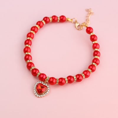 Kassi kaelarihm Pet Pearl kaelakee Lemmiklooma kaelarihm Kasside ja koerte ehted Love Diamond Lemmikloomatooted koertele sünnipäevakingitustele Fototarvikud