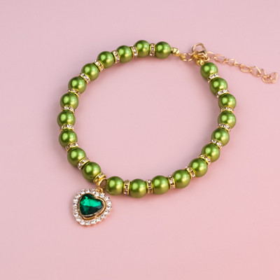 Kassi kaelarihm Pet Pearl kaelakee Lemmiklooma kaelarihm Kasside ja koerte ehted Love Diamond Lemmikloomatooted koertele sünnipäevakingitustele Fototarvikud