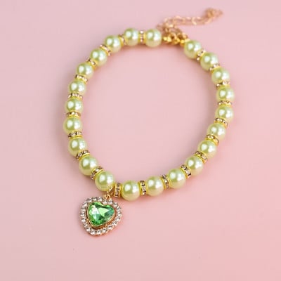 Kassi kaelarihm Pet Pearl kaelakee Lemmiklooma kaelarihm Kasside ja koerte ehted Love Diamond Lemmikloomatooted koertele sünnipäevakingitustele Fototarvikud