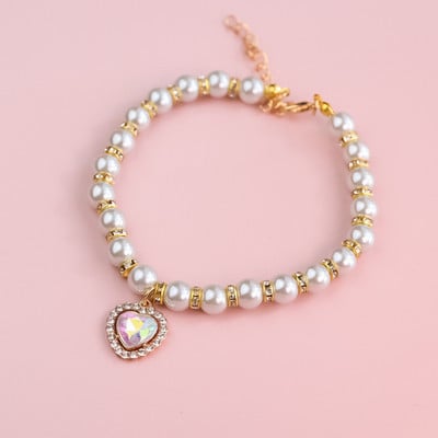 Kassi kaelarihm Pet Pearl kaelakee Lemmiklooma kaelarihm Kasside ja koerte ehted Love Diamond Lemmikloomatooted koertele sünnipäevakingitustele Fototarvikud