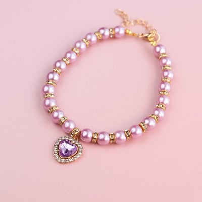 Kassi kaelarihm Pet Pearl kaelakee Lemmiklooma kaelarihm Kasside ja koerte ehted Love Diamond Lemmikloomatooted koertele sünnipäevakingitustele Fototarvikud