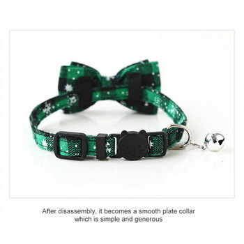 2023 Коледна серия Pet Collar Snowflake Bow Knot Dog Collar Cat Collar Cat Papion Tie Pet Christmas Dress-up Supplies