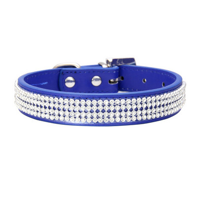 XS SML XL Udobna kristalna ogrlica za pse od antilop vlakana Svjetlucava ogrlica za pse s vještačkim dijamantom Ogrlica s kopčom od legure cinka za male pse Mačka