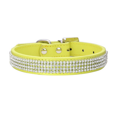 XS SML XL Udobna kristalna ogrlica za pse od antilop vlakana Svjetlucava ogrlica za pse s vještačkim dijamantom Ogrlica s kopčom od legure cinka za male pse Mačka