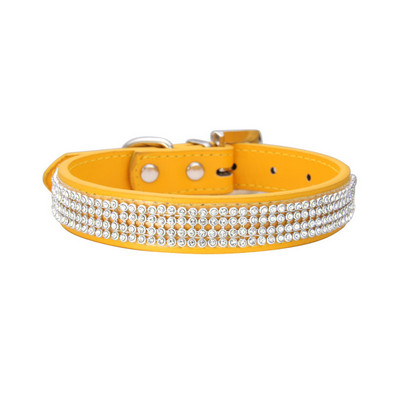 XS SML XL Udobna kristalna ogrlica za pse od antilop vlakana Svjetlucava ogrlica za pse s vještačkim dijamantom Ogrlica s kopčom od legure cinka za male pse Mačka