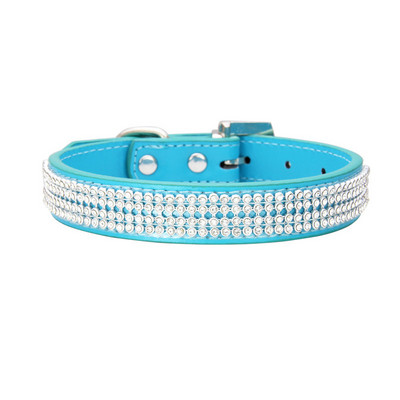 XS SML XL Udobna kristalna ogrlica za pse od antilop vlakana Svjetlucava ogrlica za pse s vještačkim dijamantom Ogrlica s kopčom od legure cinka za male pse Mačka