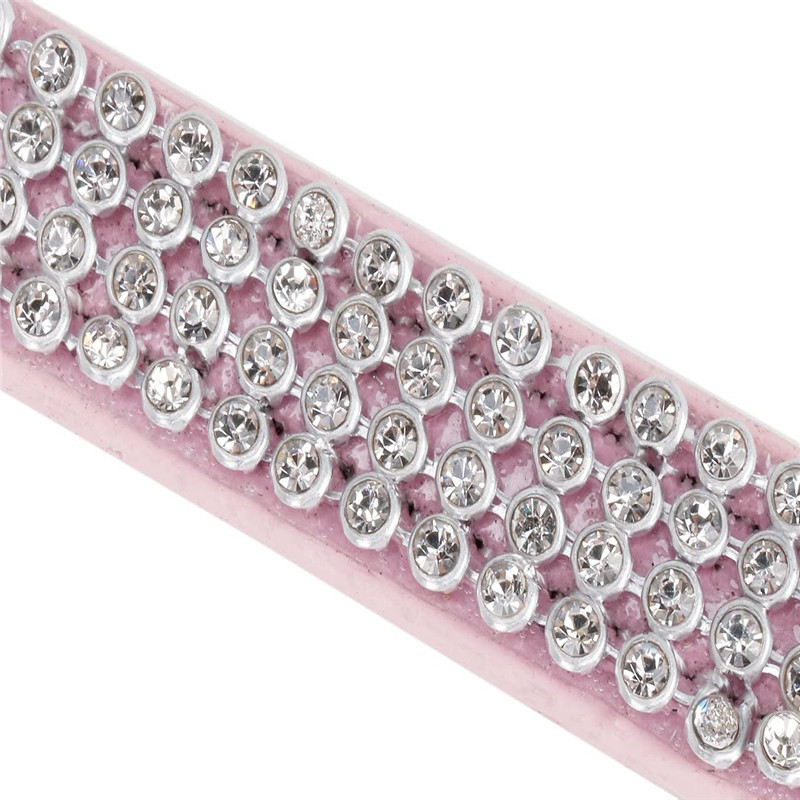 XS SML XL Udobna kristalna ogrlica za pse od antilop vlakana Svjetlucava ogrlica za pse s vještačkim dijamantom Ogrlica s kopčom od legure cinka za male pse Mačka