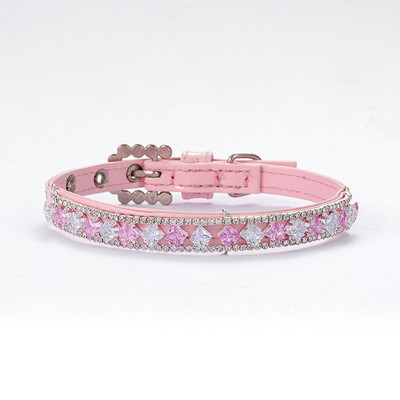 Rhinestones κολάρο σκύλου Luxury designer Pearl κολιέ γάτας Ρυθμιζόμενο λουρί λαιμού Bling διαμαντένιο γιακά για αξεσουάρ κουταβιών γάτας