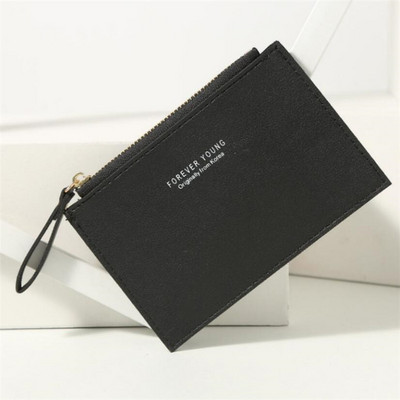 Νέα γυναικεία πορτοφόλια Φερμουάρ PU Δερμάτινο τσαντάκι νομισμάτων Μίνι μπρελόκ Μικρό πορτοφόλι Θήκη κάρτας πολλαπλών καρτών Θήκη κάρτας