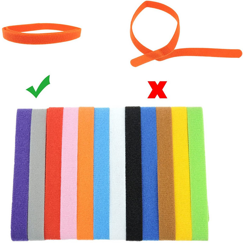 12 τεμάχια/Σετ Μαλακό νάιλον κουτάβι νεογέννητο κατοικίδιο κολάρα Identify ρυθμιζόμενα πολύχρωμα μικρά σκυλιά whelping κολάρα γατάκια Velcro