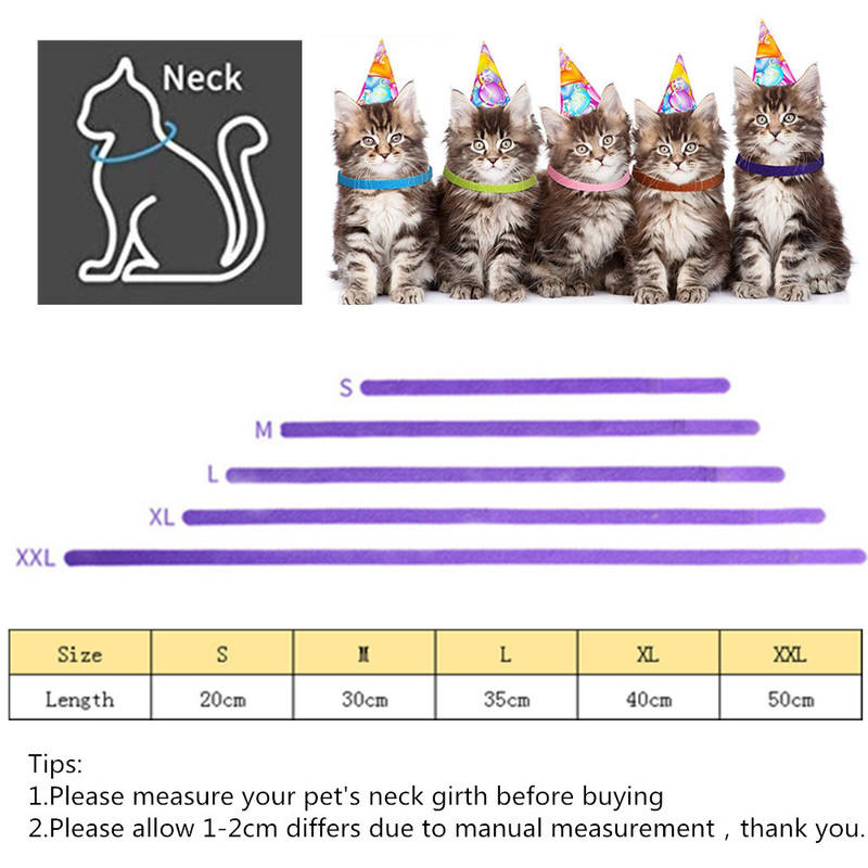 12 τεμάχια/Σετ Μαλακό νάιλον κουτάβι νεογέννητο κατοικίδιο κολάρα Identify ρυθμιζόμενα πολύχρωμα μικρά σκυλιά whelping κολάρα γατάκια Velcro