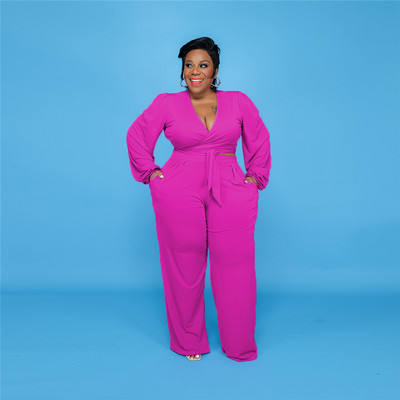 Σετ σε μεγάλο μέγεθος Γυναικεία ρούχα Σετ δύο τεμαχίων Μακρυμάνικα μπλουζάκια και παντελόνια Φθινοπωρινά χαλαρά κοστούμια Dropshipping Χονδρική