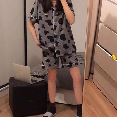 Seturi de pijamale femei, subțiri, respirabile, cu imprimeu de inimă, îmbrăcăminte de noapte BF Sweet Girls, confortabile, lejer, pentru petrecerea timpului liber, pijamale noi, elegante