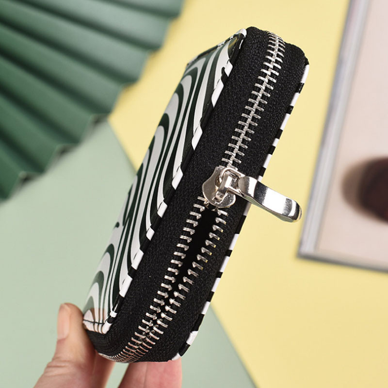 Γυναικείο πορτοφόλι Zebra Print Πορτοφόλι Δερμάτινο κοντό πορτοφόλι Χαριτωμένα πορτοφόλια νομισμάτων Πορτοφόλια για χρήματα Μίνι πορτοφόλια Carteras Θήκη πιστωτικής κάρτας