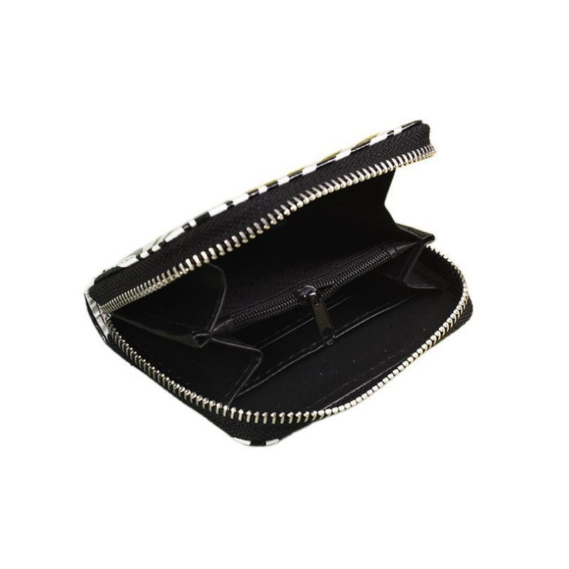 Γυναικείο πορτοφόλι Zebra Print Πορτοφόλι Δερμάτινο κοντό πορτοφόλι Χαριτωμένα πορτοφόλια νομισμάτων Πορτοφόλια για χρήματα Μίνι πορτοφόλια Carteras Θήκη πιστωτικής κάρτας