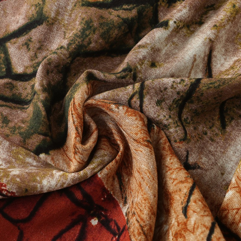 Dámska súprava Plus Size 2023 Letné tričko s polovičným rukávom, tenká bavlnená linka, maľba atramentom, voľné nohavice, dvojdielne oblečenie s veľkými krivkami