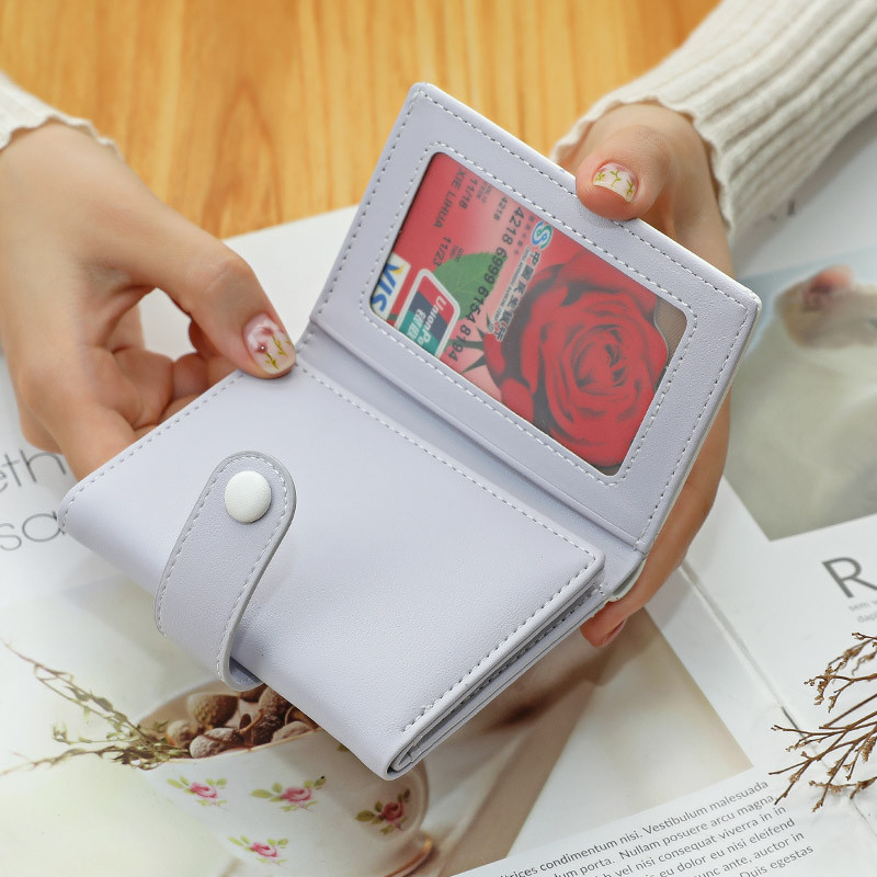 Νέα χαριτωμένα πορτοφόλια αρκούδας για γυναίκες Μικρή θήκη πιστωτικής κάρτας Hasp Girl για PU Δερμάτινο πορτοφόλι κερμάτων Γυναικείο πορτοφόλι Κοντό