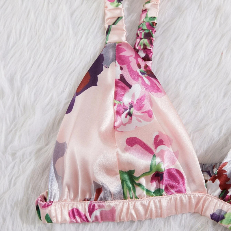 Ženska odjeća za spavanje Kompleti satenskih svilenih pidžama za spavanje Sweet Girls Pidžama bez rukava Komplet kratkih gaćica za spavanje Pidžama