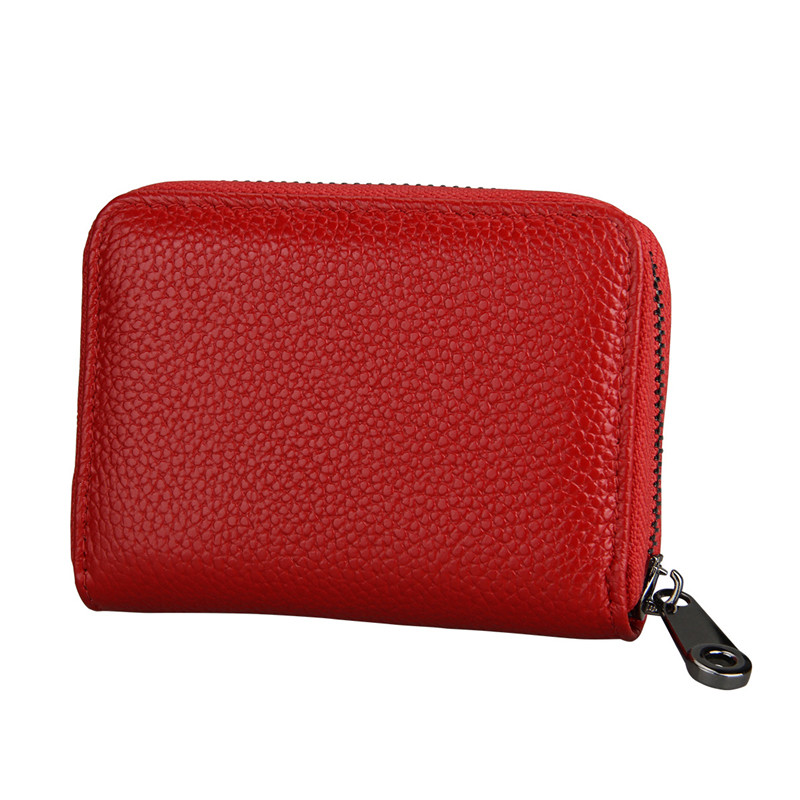 2023 Noua geantă pentru carduri din , blocare RFID, suport pentru carduri de credit, bărbați, portofel pentru cărți de vizită, pentru femei, organizator pentru schimbare, poșetă cu fermoar