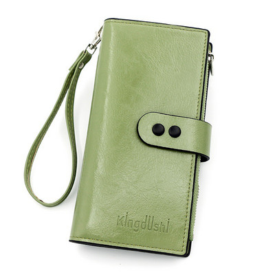 Portofele lungi din piele la modă pentru femei, fete, de capacitate mare, suport pentru carduri pentru femei, geantă clasică pentru monede, cu fermoar, poșetă, poșetă