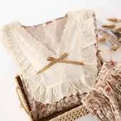 2023 Νέες γυναικείες πιτζάμες φθινοπώρου και χειμώνα Παντελόνι μακρυμάνικο σετ 2 τεμαχίων 100% βαμβακερό ροζ-μπους στάμπα Γυναικείες πιτζάμες για το σπίτι