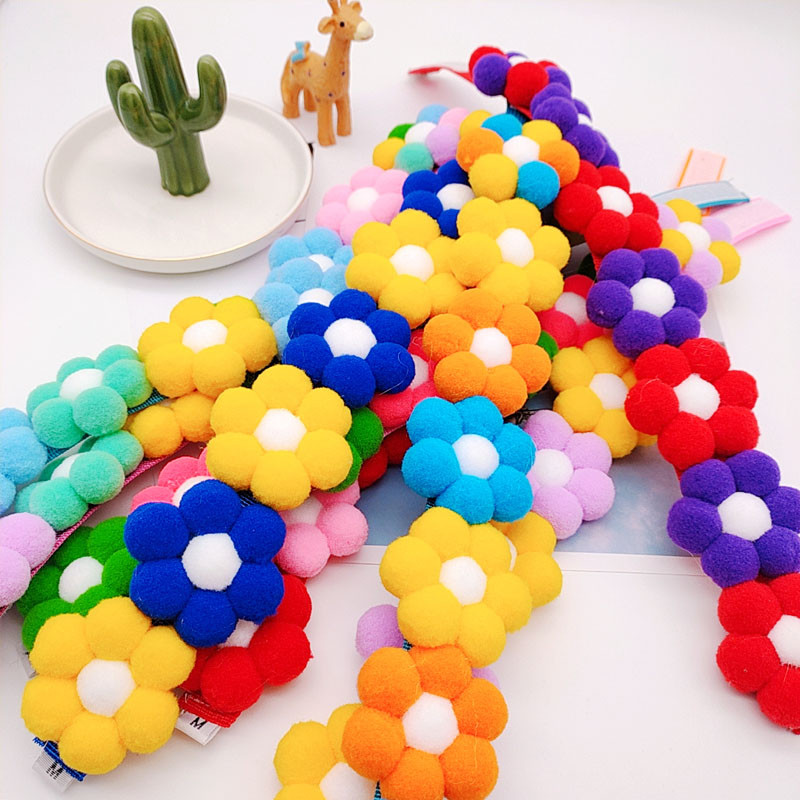 Ins στυλ Μόδα γιακά σκυλιών Μαλακό κολιέ λουλουδιών γατών για κατοικίδια Διακόσμηση για σκύλους Γάτες Διακόσμηση κουταβιών γατούλα