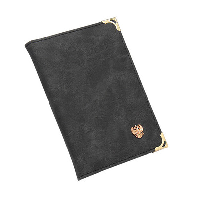 Ρωσική μαύρη ρετρό τσάντα για άδεια οδήγησης αυτοκινήτου Δερμάτινο κάλυμμα PU για έγγραφα οδήγησης αυτοκινήτου Θήκη πορτοφολιού πιστωτικής κάρτας 2022