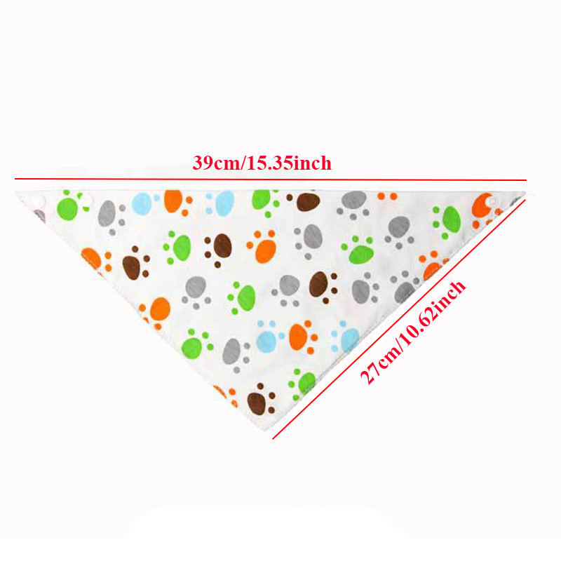 Eșarfă câine Bandană Bumbac Lavabil Animale drăguțe Dinozaur Flori Model Eșarfă pentru câini Papion Pisica Accesorii pentru câini Produse pentru animale de companie