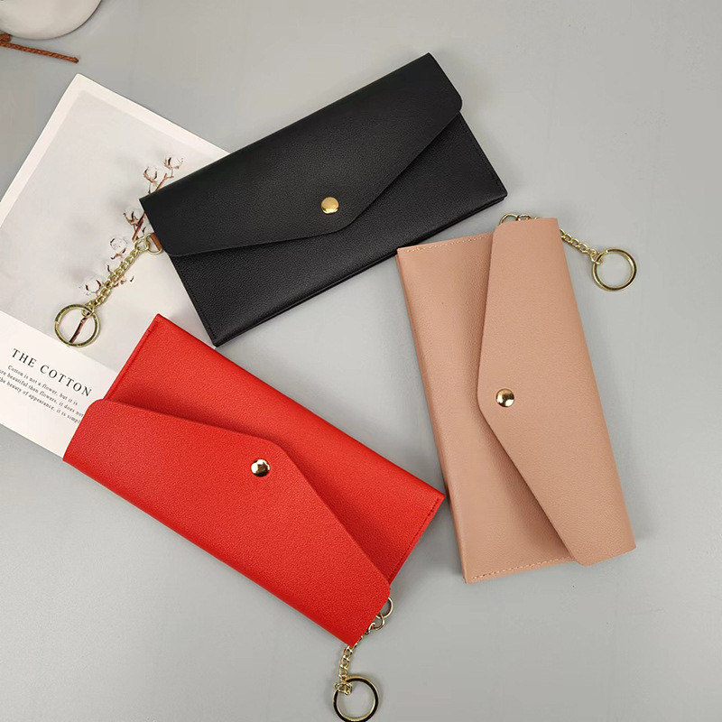 Πορτοφόλια νομισμάτων Μόδα Πτυσσόμενα μακριά πορτοφόλια Πολυλειτουργικά ένθετα Εικόνα Γυναικείο πορτοφόλι Πιστωτικές κάρτες Θήκη Hasp Τσάντες Carteras