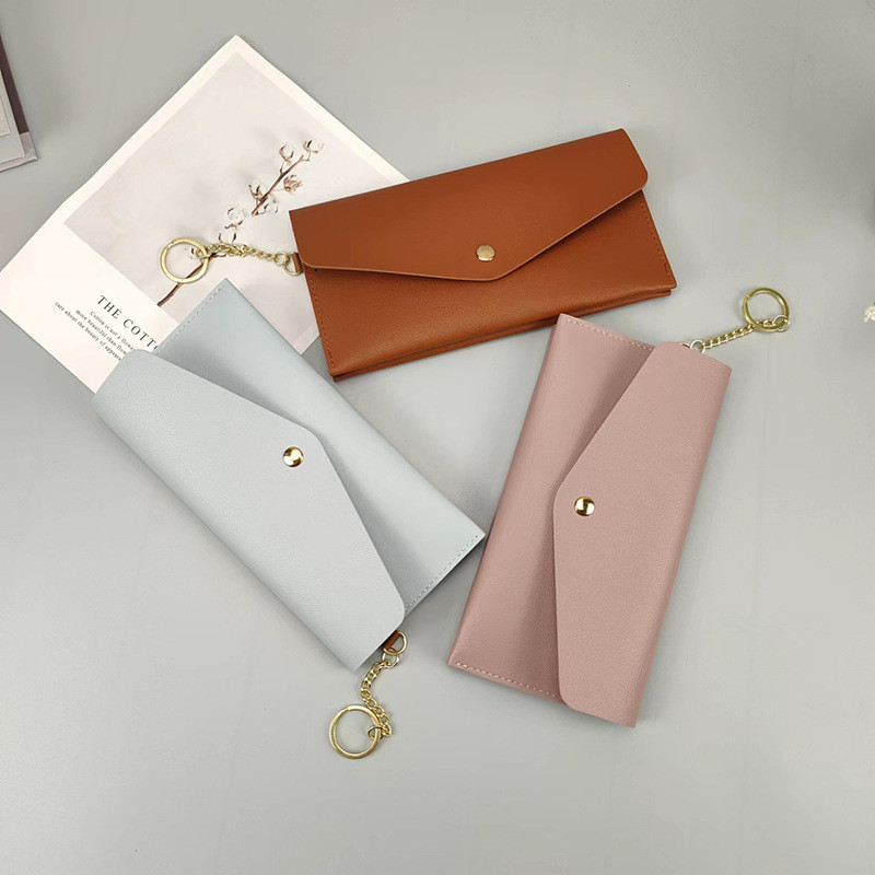 Πορτοφόλια νομισμάτων Μόδα Πτυσσόμενα μακριά πορτοφόλια Πολυλειτουργικά ένθετα Εικόνα Γυναικείο πορτοφόλι Πιστωτικές κάρτες Θήκη Hasp Τσάντες Carteras