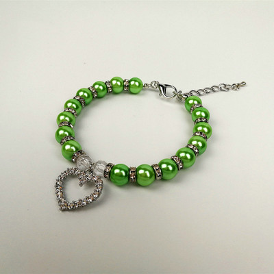 PET μόδας Pet Coller Κουτάβι Σκύλος Γάτα Μαργαριτάρι κολιέ Αξεσουάρ για κατοικίδια Love Diamond Pets Σκύλοι Γάτες Κολάρο & Ldads Κοσμήματα