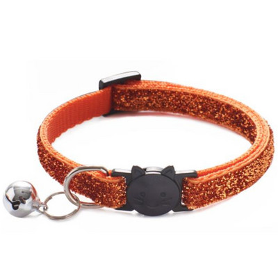 Moodne lemmiklooma koera kaelarihm, läikiv värviline muster, armas kelluke reguleeritav kaelarihm koertele kassidele kutsikate meisterdamise aksessuaarid