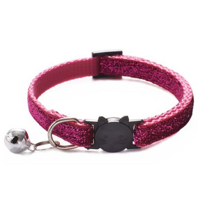 Moodne lemmiklooma koera kaelarihm, läikiv värviline muster, armas kelluke reguleeritav kaelarihm koertele kassidele kutsikate meisterdamise aksessuaarid