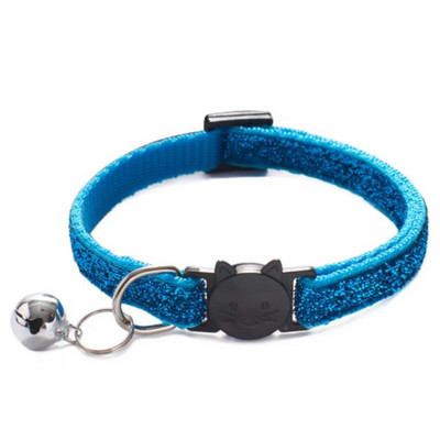 Moodne lemmiklooma koera kaelarihm, läikiv värviline muster, armas kelluke reguleeritav kaelarihm koertele kassidele kutsikate meisterdamise aksessuaarid