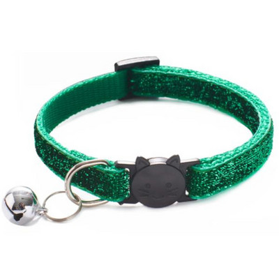 Moodne lemmiklooma koera kaelarihm, läikiv värviline muster, armas kelluke reguleeritav kaelarihm koertele kassidele kutsikate meisterdamise aksessuaarid