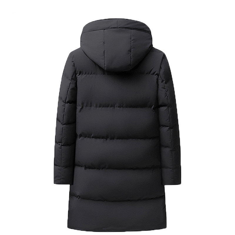 Χειμερινό μακρυά πουπουλένιο ανδρικό μπουφάν Oversize Πράσινο Casual Loose Velvet με κουκούλα γιακά από γούνα Ζεστό βαμβακερό καπιτονέ παλτό ανδρικό μαύρο παρκά 8XL