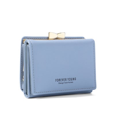 Uus kaasaskantav mini-kaardihoidja naiste rahakott, väike klambritega siduriga lühike rahakott naiste PU-nahast mündikott, naiste hasp-sidur