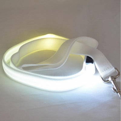 120 cm-es LED-es kutyapóráz kötél könnyű világító ólompórázzal kutyafuttatáshoz Éjszakai biztonság Villogó izzó nyakörv-hámtartozékok