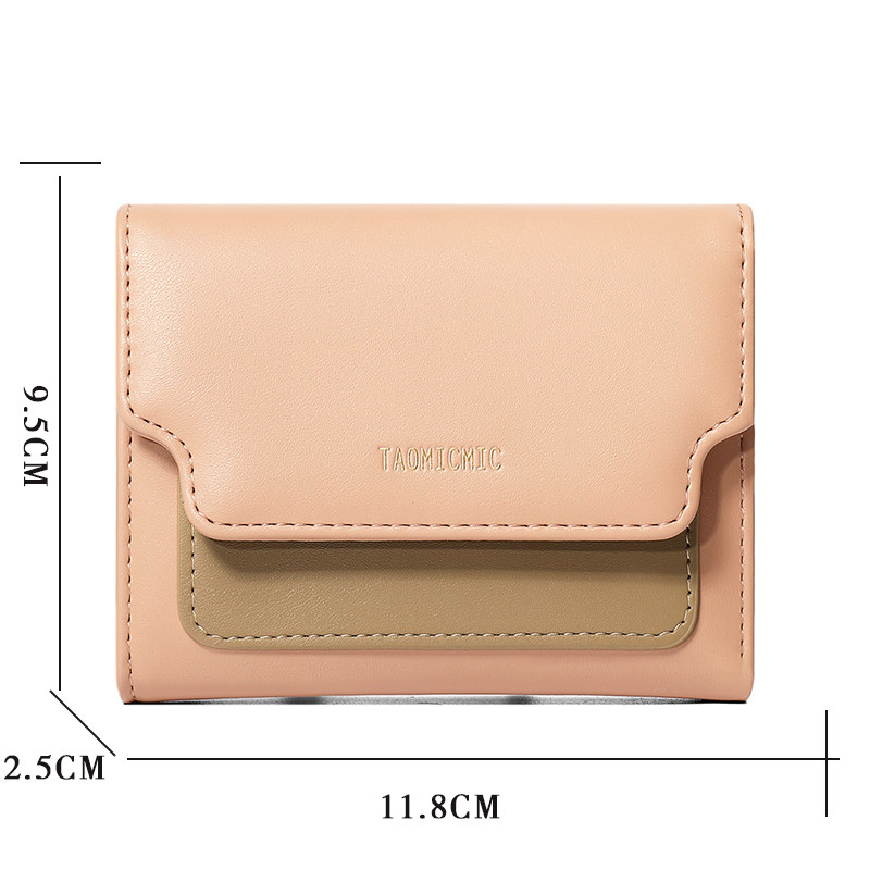 Portofele mici pentru femei Candy ColorSoft din piele PU Poșetă pentru cărți Poșete pentru doamne de călătorie, la modă, Carteras Para Mujer2022