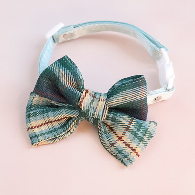 Obojok pre domáce zvieratá, mačka, pes so zvončekom, roztomilý, mačací, kvetinová mašľa, preppy štýl, nastaviteľný, domáce potreby, príslušenstvo pre mačky