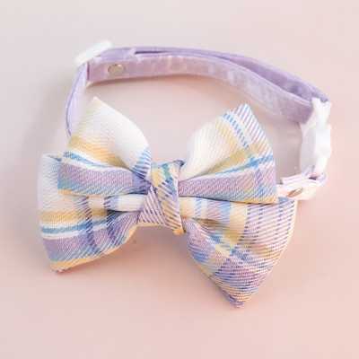 Obojok pre domáce zvieratá, mačka, pes so zvončekom, roztomilý, mačací, kvetinová mašľa, preppy štýl, nastaviteľný, domáce potreby, príslušenstvo pre mačky