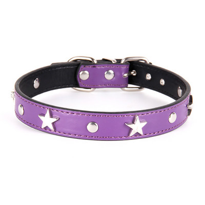 Κολάρο προμηθειών κατοικίδιων για σκύλους με αιχμές Ρυθμιζόμενη δερμάτινη αυστηρή αλυσίδα για σκύλους για κολάρο σκύλου για κολάρα σκυλιών με πέντε άκρες Acce