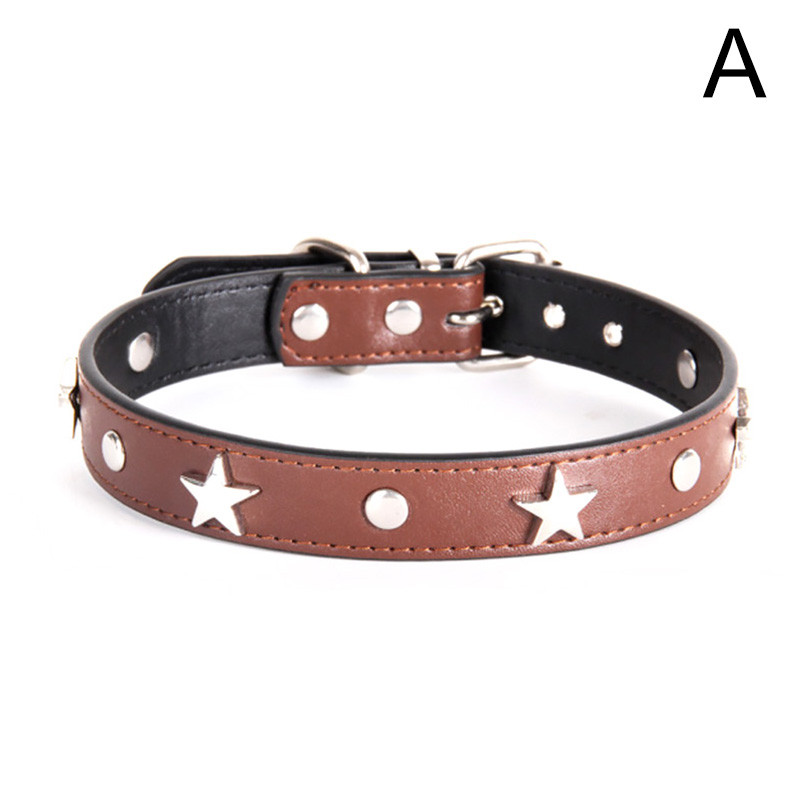 Κολάρο προμηθειών κατοικίδιων για σκύλους με αιχμές Ρυθμιζόμενη δερμάτινη αυστηρή αλυσίδα για σκύλους για κολάρο σκύλου για κολάρα σκυλιών με πέντε άκρες Acce