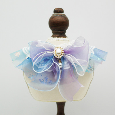 Κρεμαστό κρεμαστό γιακά με κορδέλα σκύλου, τούλι, λουράκι λαιμού για γάτα, προσαρμόσιμη σατέν πετσέτα για κουτάβι γατάκι Maltipoo